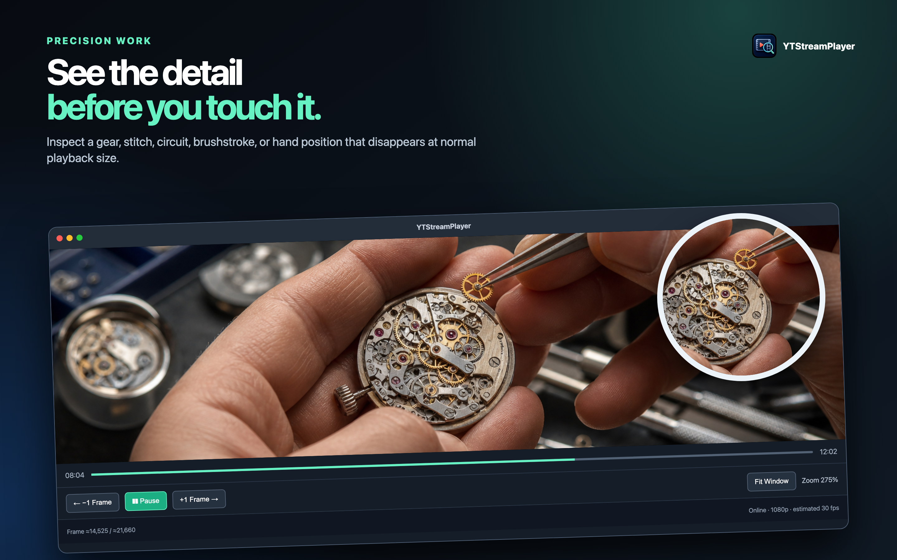 Precision for Tiny Details - close repair work